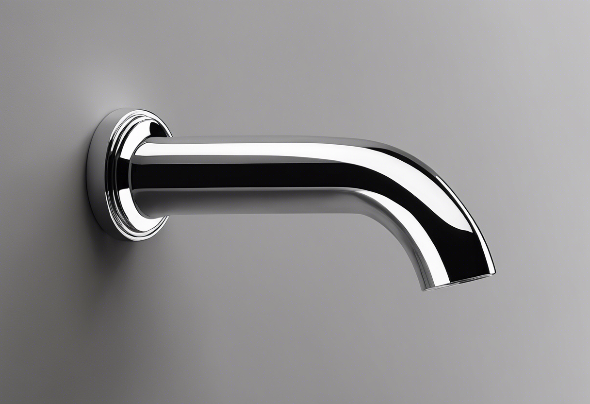 An image showcasing the contrast between a sleek, minimalist plumbing fitting and a sturdy, industrial one